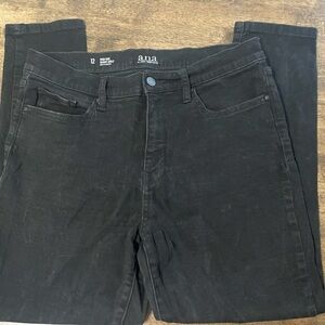 Black Ana High Rise Skinny Ankle Jeans